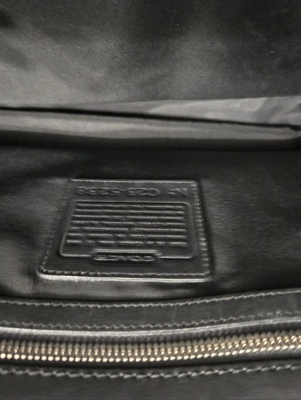 COACH LEATHER LAPTOP/MESSENGER BAG